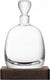 LSA International - Whisky Islay Clear Decanter & Walnut Base - LG1217-36-301