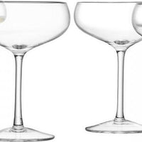 LSA International - Wine Collection, Pack of 4 Champagne Saucer Glasses - LG730-11-991