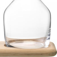 LSA International - Wine Collection Water & Wine Carafe Set & Oak Base - LG1166-00-991
