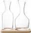 LSA International - Wine Collection Water & Wine Carafe Set & Oak Base - LG1166-00-991