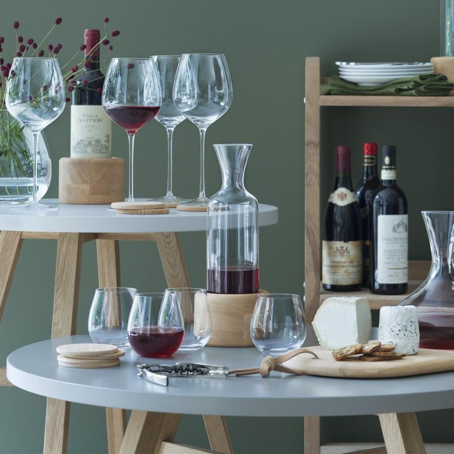 LSA International - Wine Collection Wine Carafe and Oak Cheese Board Set - LG1378-00-301