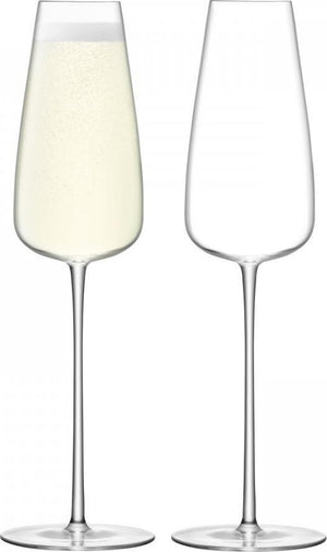 LSA International - Wine Culture Champagne Flutes (Set of 2) - LG1427-12-191