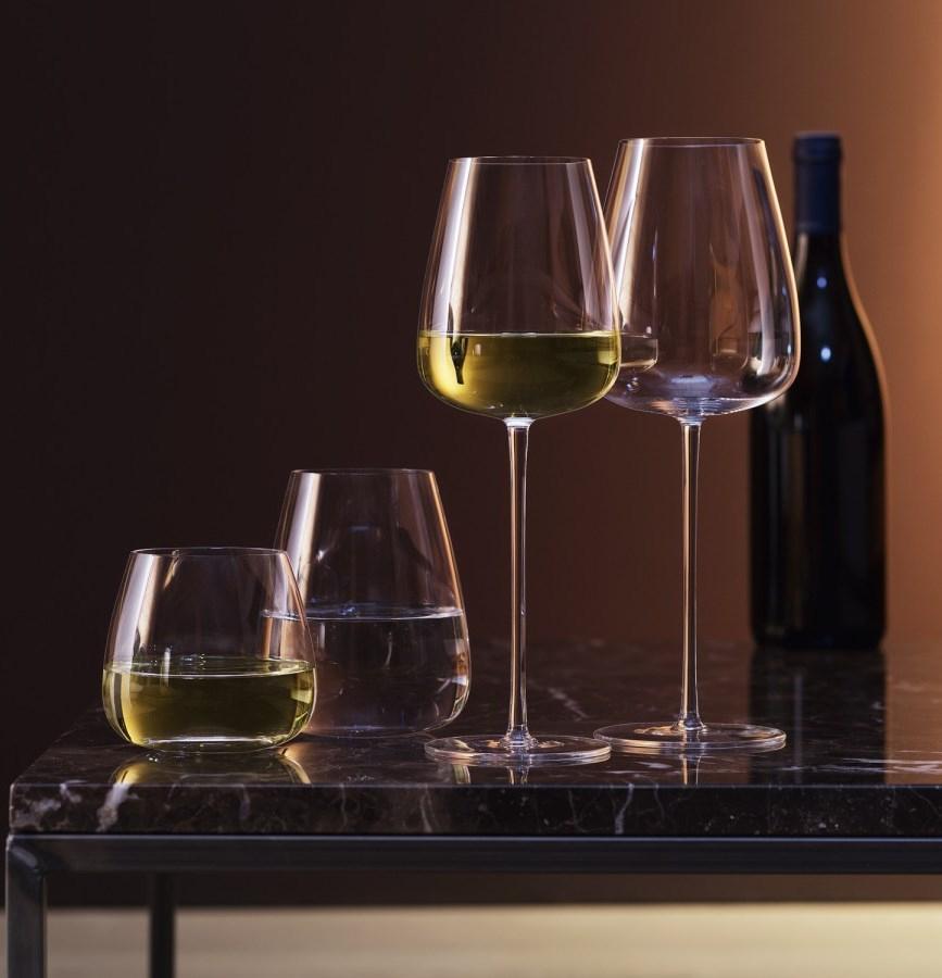 LSA International - Wine Culture Stemless Wine Glasses (Set of 2) - LG1425-14-191