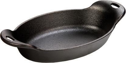 Lodge - 0.5 L Heat-Treated Oval Cast Iron Server - HM16OS