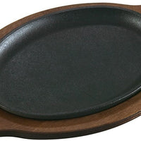 Lodge - 10" Oval Cast Iron Serving Griddle - LOSH3