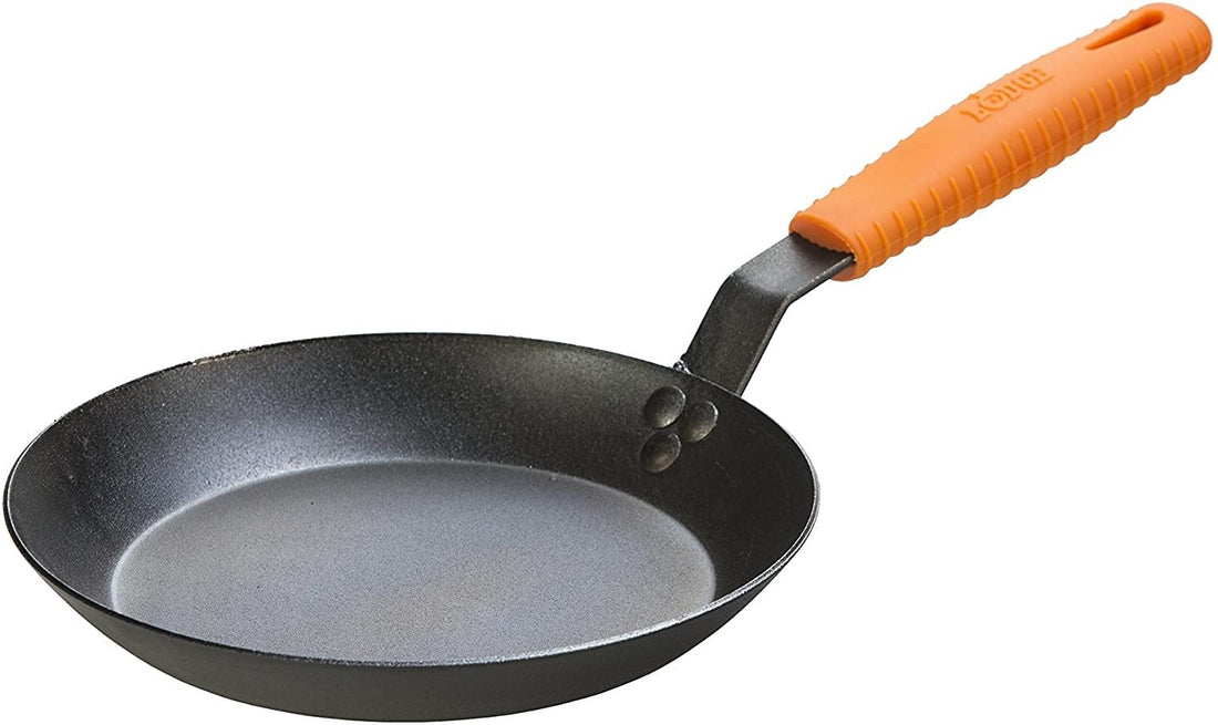 Lodge - 10" Seasoned Carbon Steel Skillet with Handle Holder - CRS10HH61
