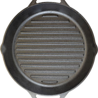 Lodge - 10.25" Dual Handle Cast Iron Grill Pan - L8GPL