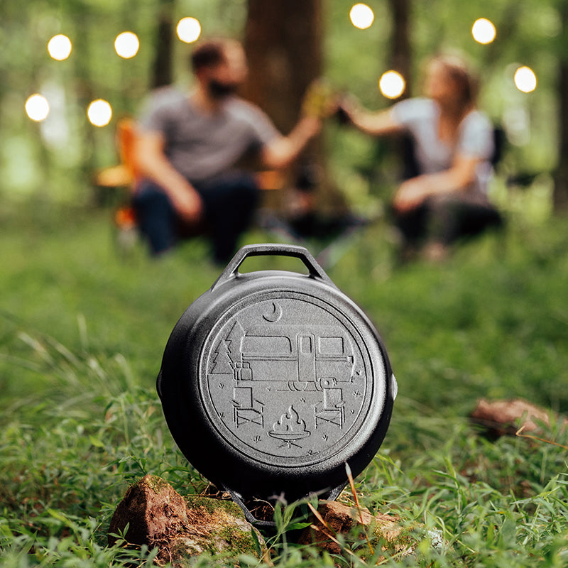 Lodge - 10.25" Wanderlust Cast Iron Dual Handle Camper Pan - L8SKLWND