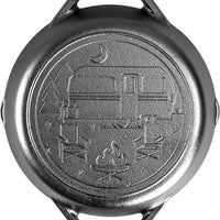 Lodge - 10.25" Wanderlust Cast Iron Dual Handle Camper Pan - L8SKLWND