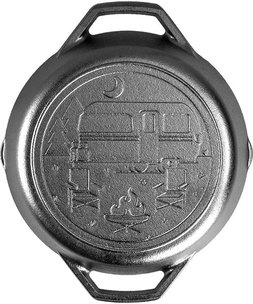 Lodge - 10.25" Wanderlust Cast Iron Dual Handle Camper Pan - L8SKLWND