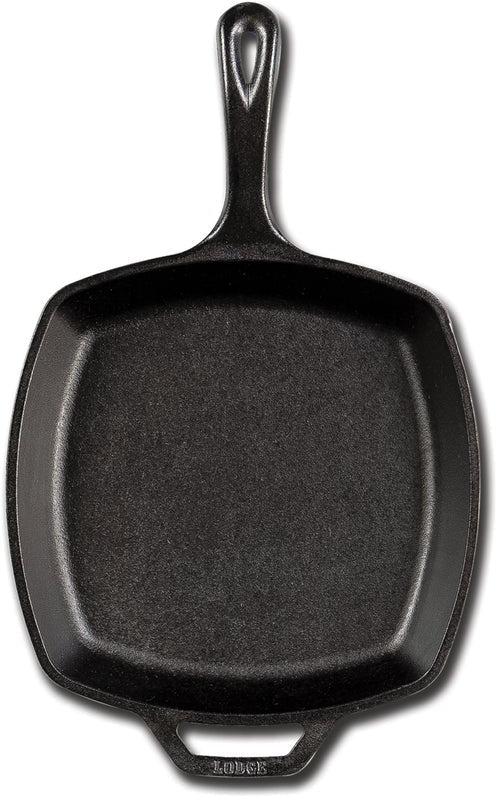 Lodge - 10.5" Square Cast Iron Skillet - L8SQ3