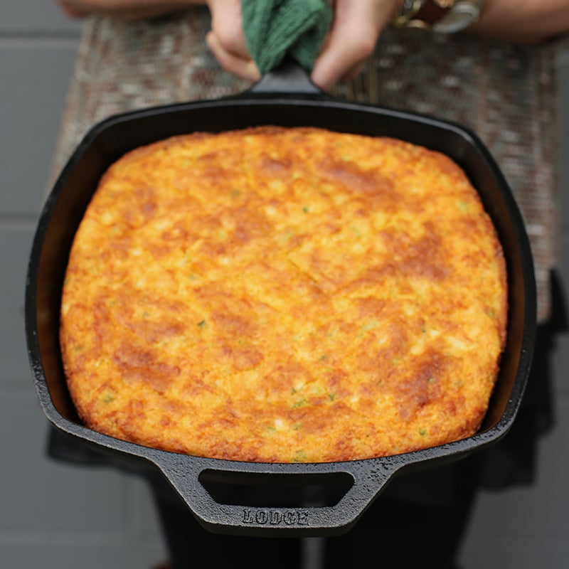 Lodge - 10.5" Square Cast Iron Skillet - L8SQ3