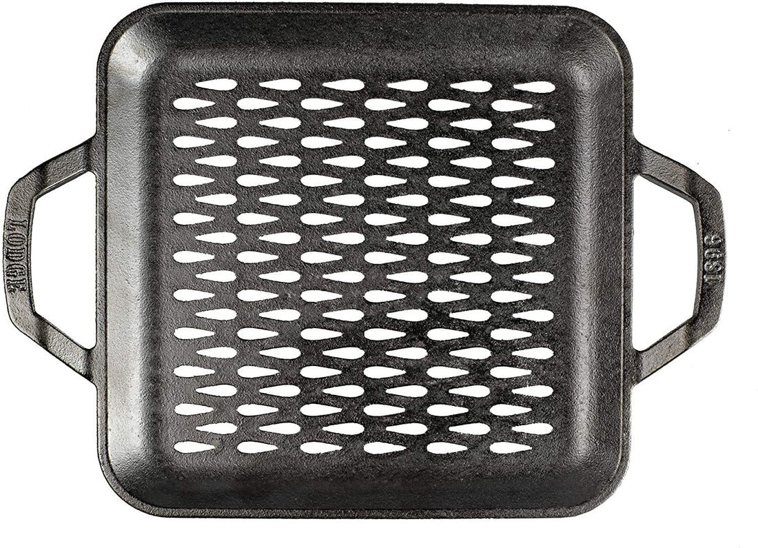 Lodge - 11" Chef Collection Cast Iron Square Grill Topper - LC11SGTINT