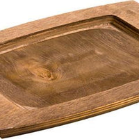 Lodge - 11.5" x 7.75" Rectangular Walnut Wood Underliner - UCPU