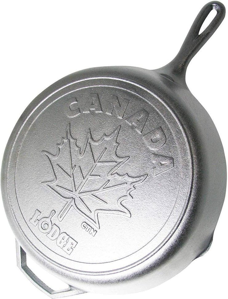 Lodge - 12" Cast Iron Canadian Maple Leaf Skillet - L10SK3MLCN