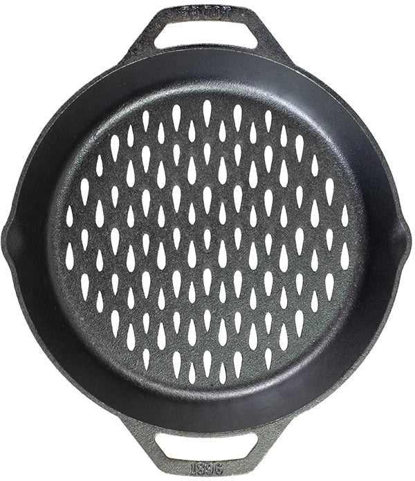 Lodge - 12" Cast Iron Grilling Basket - L10GBL