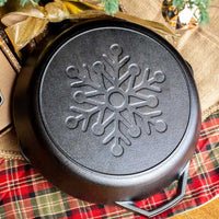 Lodge - 12" Cast Iron Snowflake Skillet - L10SKSF