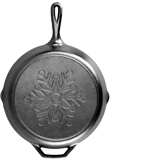 Lodge - 12" Cast Iron Snowflake Skillet - L10SKSF