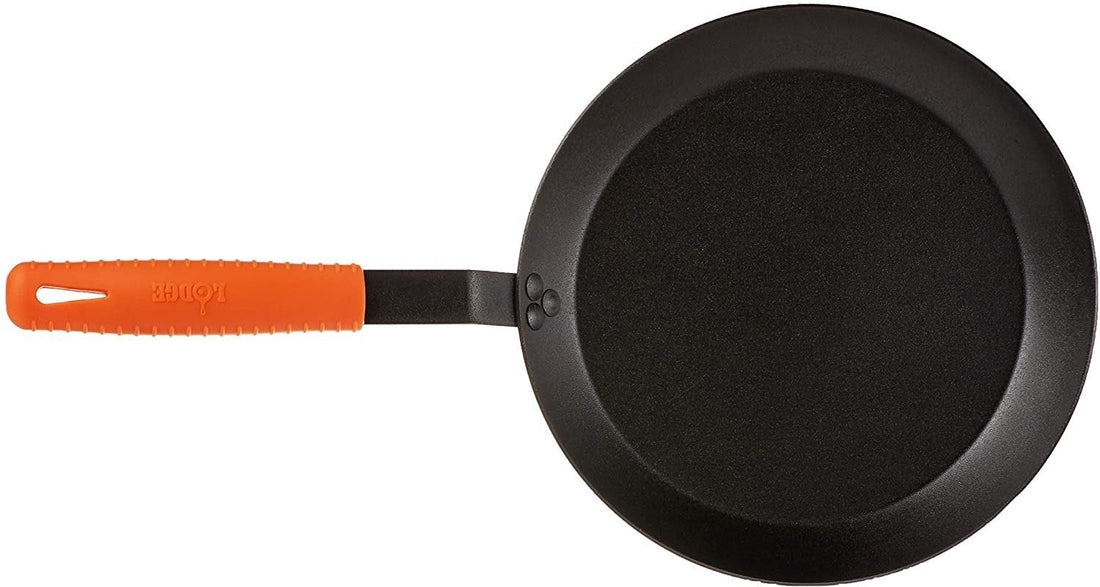 Lodge - 12" Seasoned Carbon Steel Skillet With Handle Holder - CRS12HH61