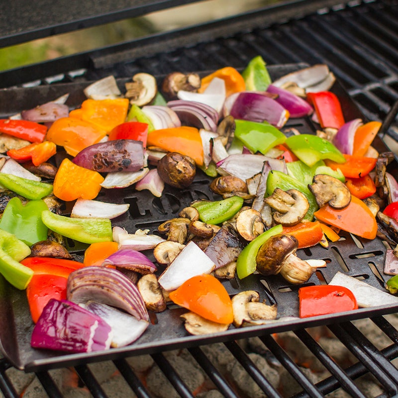 Lodge - 13" x 12" Seasoned Carbon Steel Grilling Pan - CRSGP12