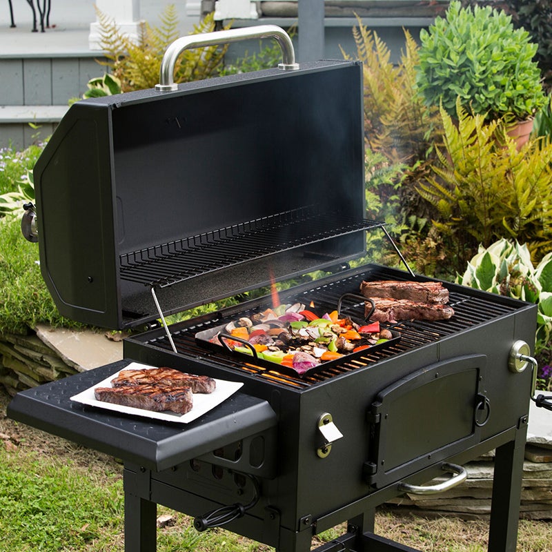 Lodge - 13" x 12" Seasoned Carbon Steel Grilling Pan - CRSGP12