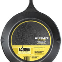 Lodge - 13.25" Wildlife Turkey Cast Iron Skillet - L12SKWLTKY