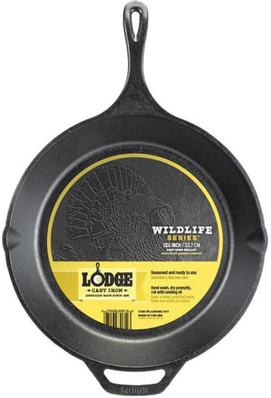 Lodge - 13.25" Wildlife Turkey Cast Iron Skillet - L12SKWLTKY