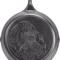Lodge - 13.25" Wildlife Turkey Cast Iron Skillet - L12SKWLTKY