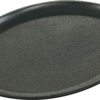 Lodge - 13.25" x 10" Oval Cast Iron Serving Griddle - LJOSH3