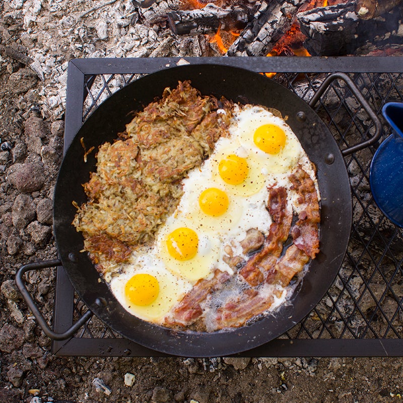 Lodge - 15" Seasoned Carbon Steel Dual Handle Pan - CRS15