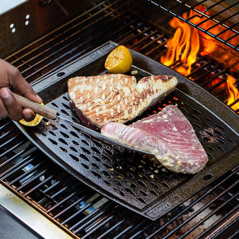 Lodge - 15" x 12" Cast Iron Grill Topper - L15RCGT