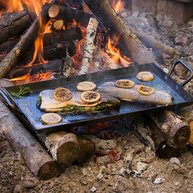 Lodge - 18"x 10" Seasoned Carbon Steel Griddle - CRSGR18