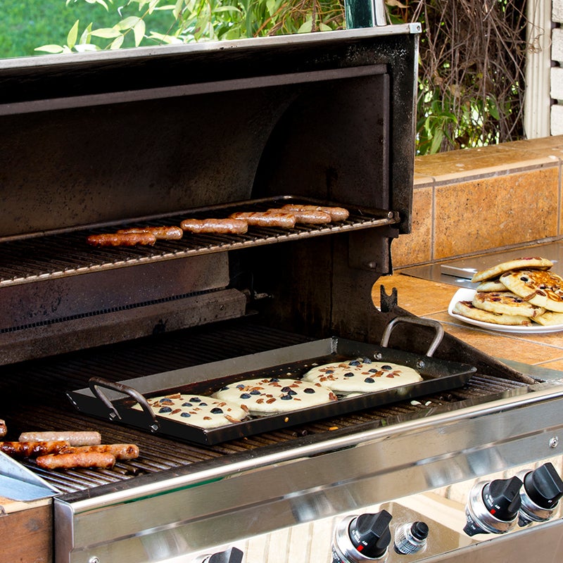 Lodge - 18"x 10" Seasoned Carbon Steel Griddle - CRSGR18