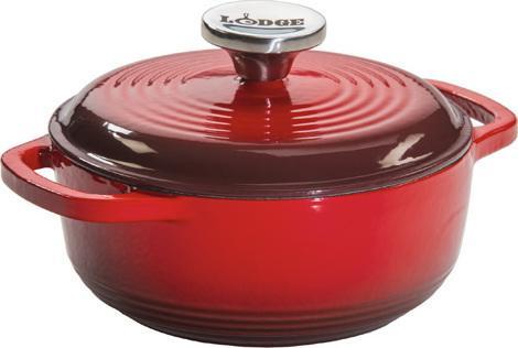 Lodge - 1.4 L Dutch Oven Red - EC1D43