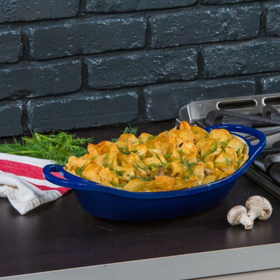 Lodge - 1.8 L Oval Enamel Casserole Indigo - EC2C32