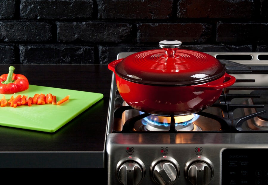 Lodge - 2.8 L Dutch Oven Red - EC3D43