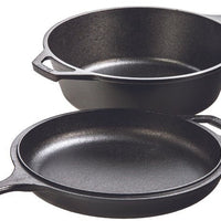 Lodge - 3 L Cast Iron Combo Cooker - LCC3INT