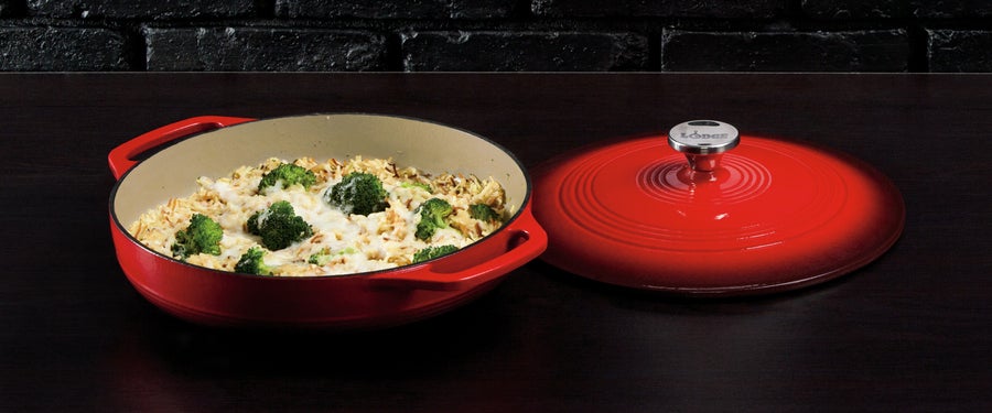 Lodge - 3.4 L Casserole Red - EC3CC43
