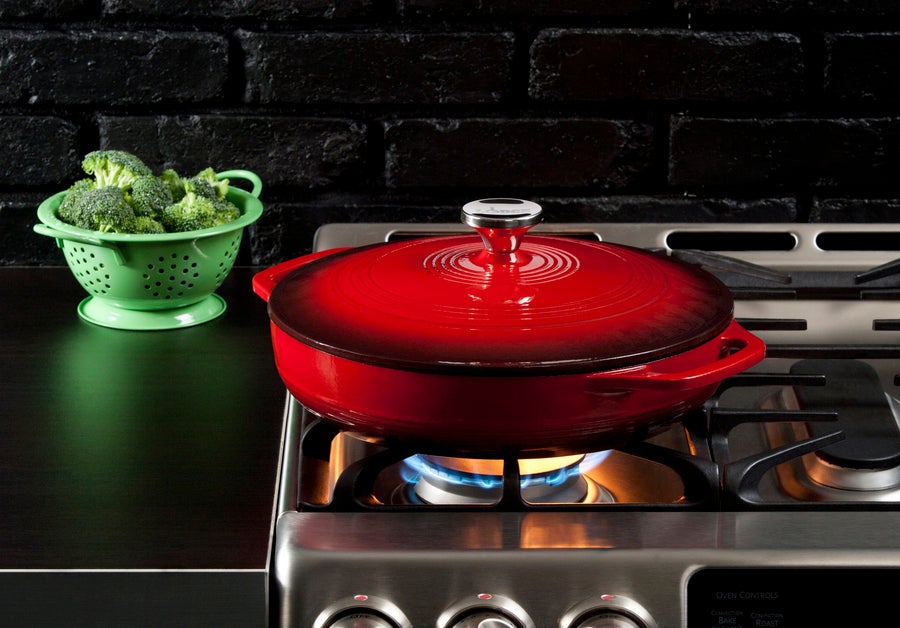 Lodge - 3.4 L Casserole Red - EC3CC43