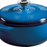 Lodge - 4.4 L Dutch Oven Blue - EC4D33