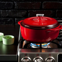 Lodge - 4.4 L Dutch Oven Red - EC4D43