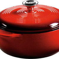 Lodge - 4.4 L Dutch Oven Red - EC4D43