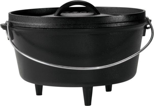 Lodge - 4.7 L Cast Iron Deep Camp Dutch Oven - L10DCO3