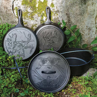 Lodge - 5 PC Wildlife Series Cast Iron Cookware Set - L5WLSETA