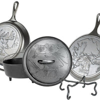 Lodge - 5 PC Wildlife Series Cast Iron Cookware Set - L5WLSETA