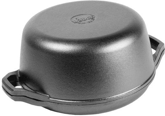 Lodge - 5.6 L Chef Collection Cast Iron Double Dutch Oven - LC6DDINT