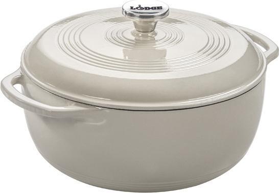 Lodge - 5.7 L Dutch Oven Oyster - EC6D13