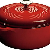 Lodge - 5.7 L Dutch Oven Red - EC6D43