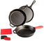 Lodge - 6 PC Essential Cast Iron Grill Pan Set - L6SPA41
