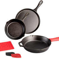 Lodge - 6 PC Essential Cast Iron Skillet Set - L6SPB41